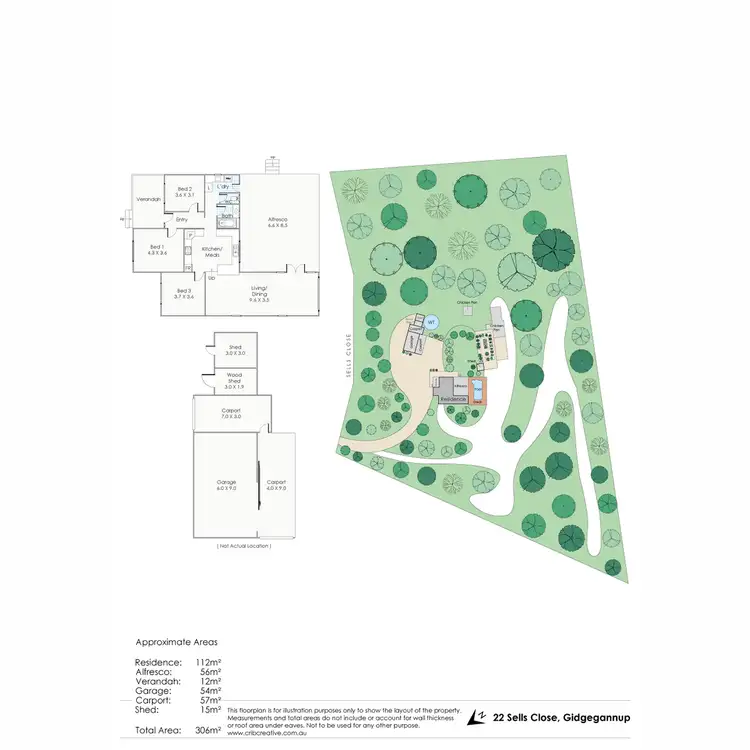 Floorplan of Homely house listing, 22 Sells Close, Gidgegannup WA 6083
