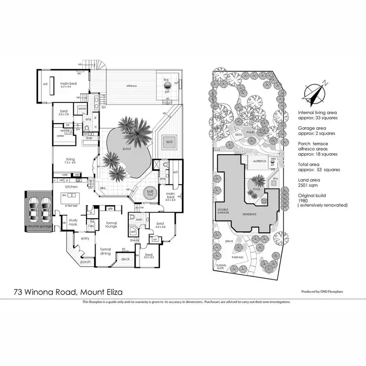 Floorplan of Homely house listing, 73 Winona Road, Mount Eliza VIC 3930