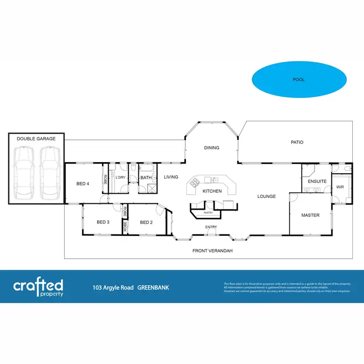 Floorplan of Homely house listing, 103 Argyle Road, Greenbank QLD 4124