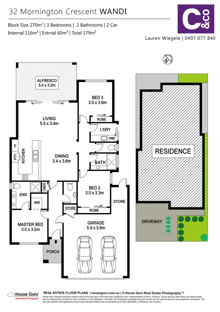 Floorplan of Homely house listing, 32 Mornington Crescent, Wandi WA 6167