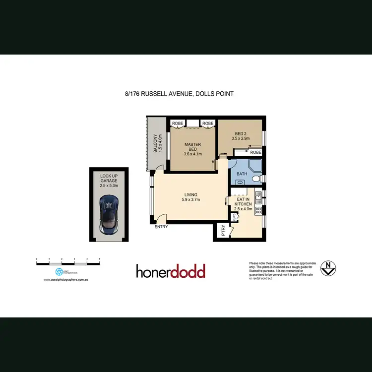 Floorplan of Homely apartment listing, 8/176 Russell Avenue, Dolls Point NSW 2219