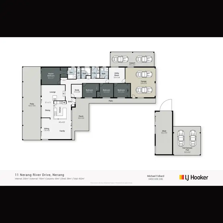 Floorplan of Homely house listing, 11 Nerang River Drive, Nerang QLD 4211