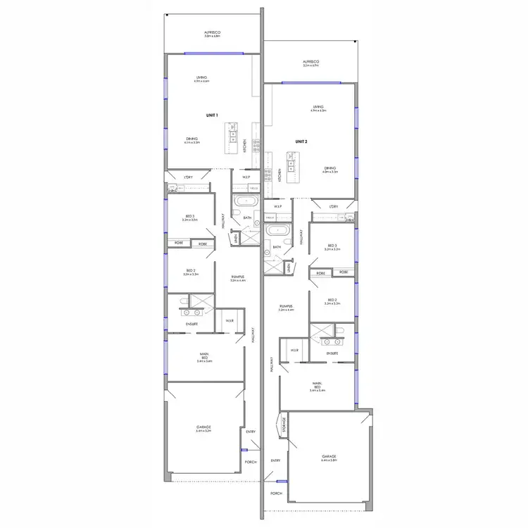 Floorplan of Homely house listing, 1/12 Morgan Street, Rosebud VIC 3939