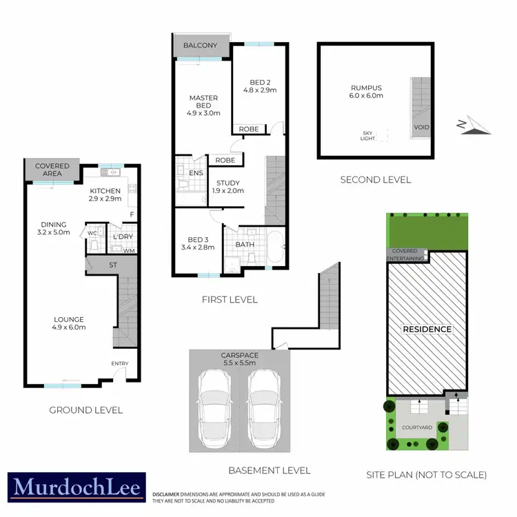 Floorplan of Homely townhouse listing, 12/1 Anzac Avenue, Denistone NSW 2114