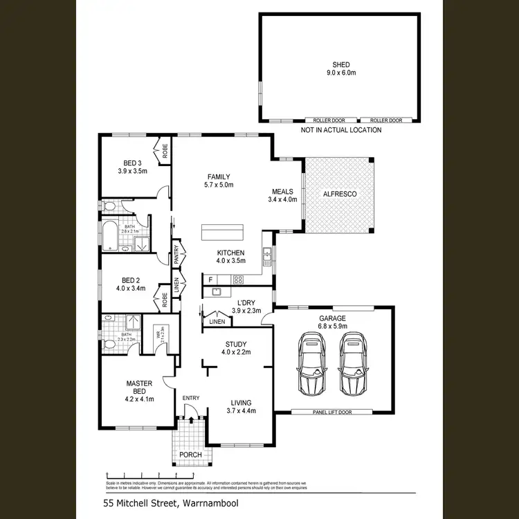 Floorplan of Homely house listing, 55 Mitchell Street, Warrnambool VIC 3280