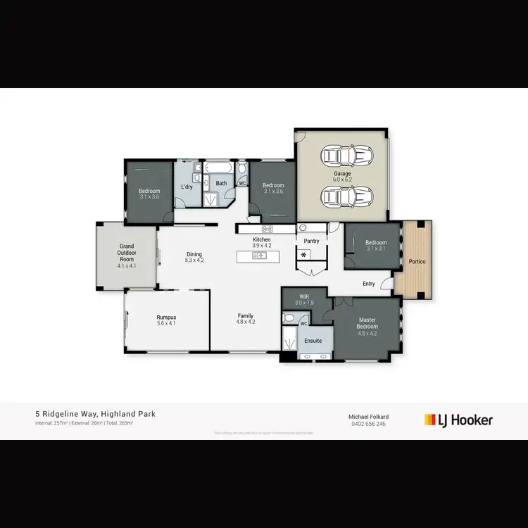 Floorplan of Homely house listing, 5 Ridgeline Way, Highland Park QLD 4211