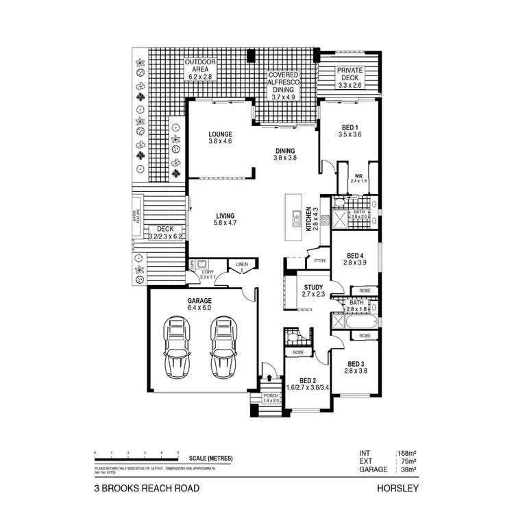 Floorplan of Homely house listing, 3 Brooks Reach Road, Horsley NSW 2530