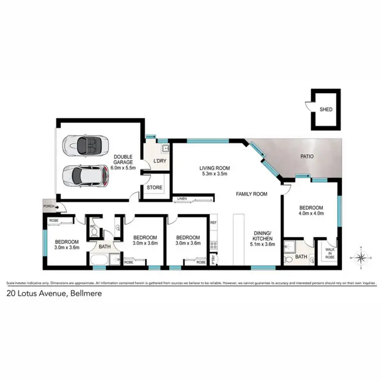 Floorplan of Homely house listing, 20 Lotus Avenue, Bellmere QLD 4510