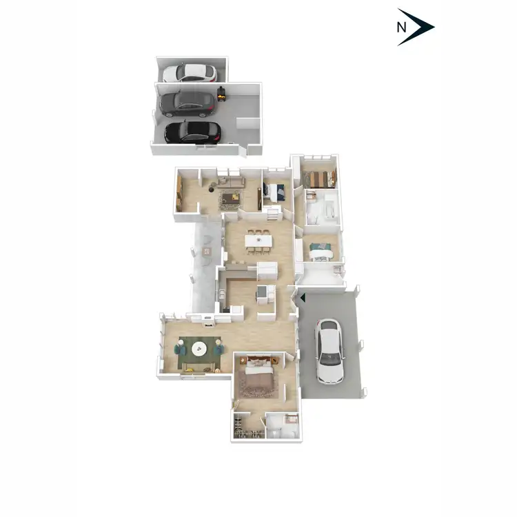 Floorplan of Homely house listing, 10 Rosebud Avenue, Rosebud VIC 3939