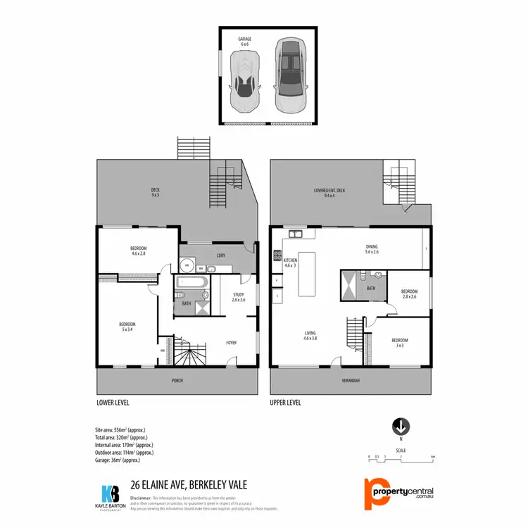 Floorplan of Homely house listing, 26 Elaine Avenue, Berkeley Vale NSW 2261