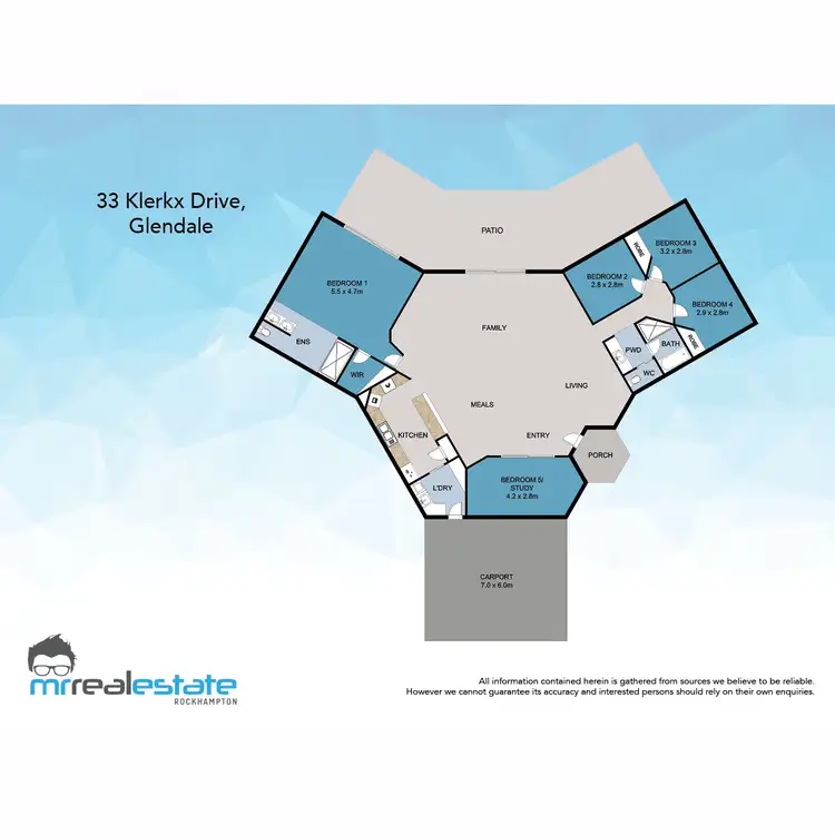 Floorplan of Homely house listing, 33 Klerkx Drive, Glendale QLD 4711