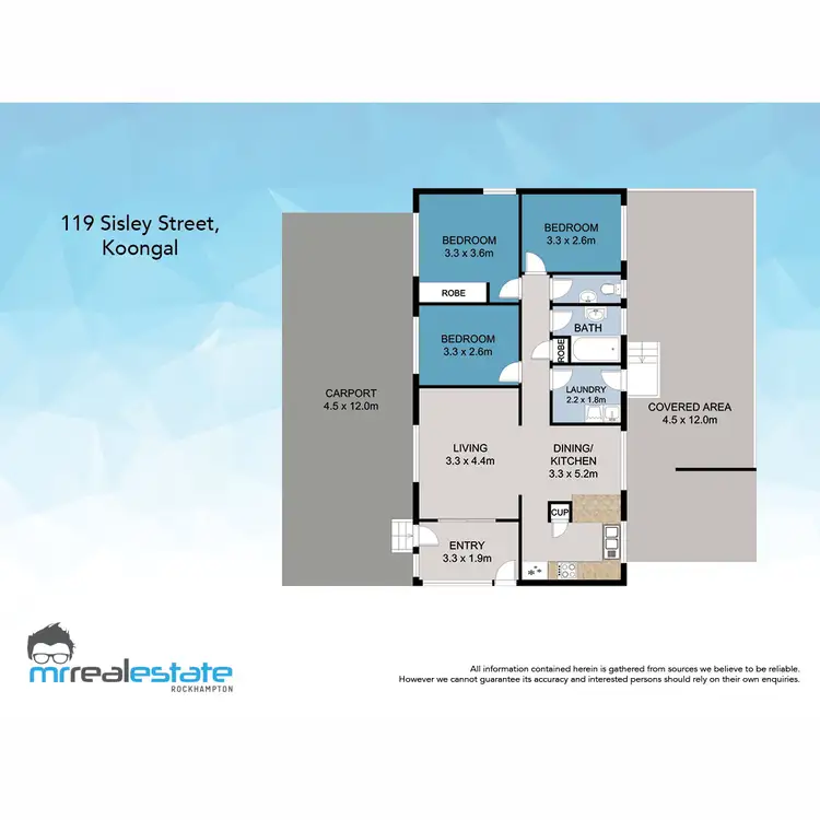 Floorplan of Homely house listing, 119 Sisley Street, Koongal QLD 4701