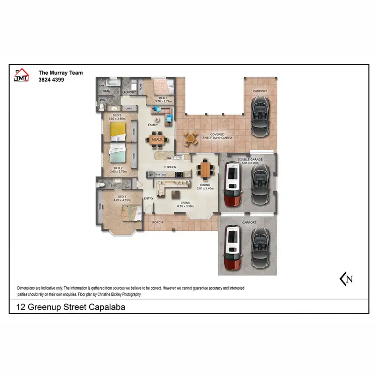 Floorplan of Homely house listing, 12 Greenup Street, Capalaba QLD 4157