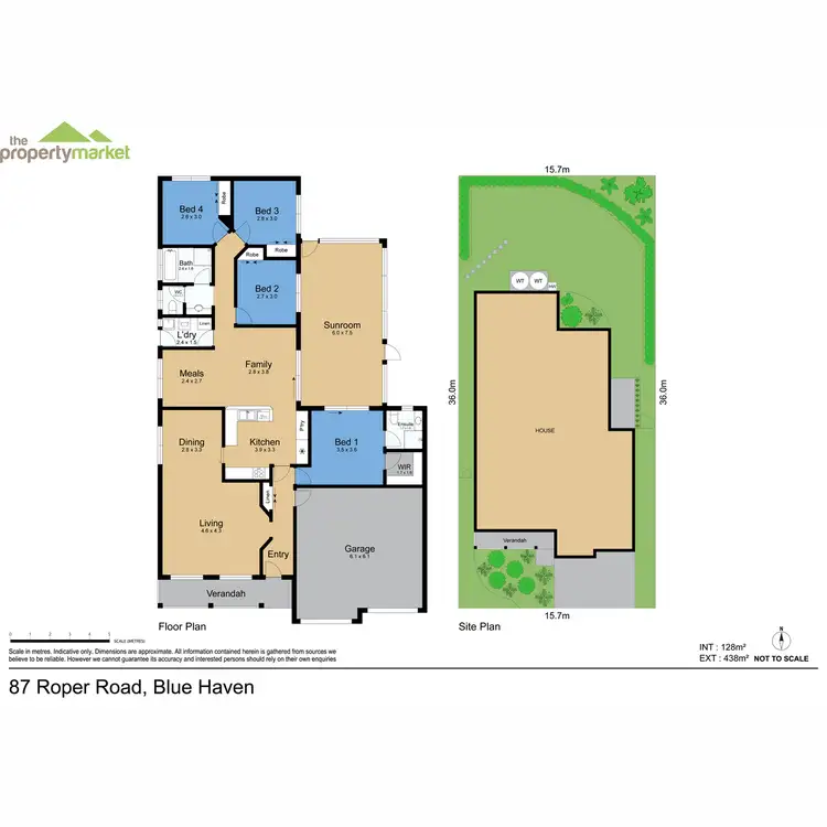 Floorplan of Homely house listing, 87 Roper Road, Blue Haven NSW 2262