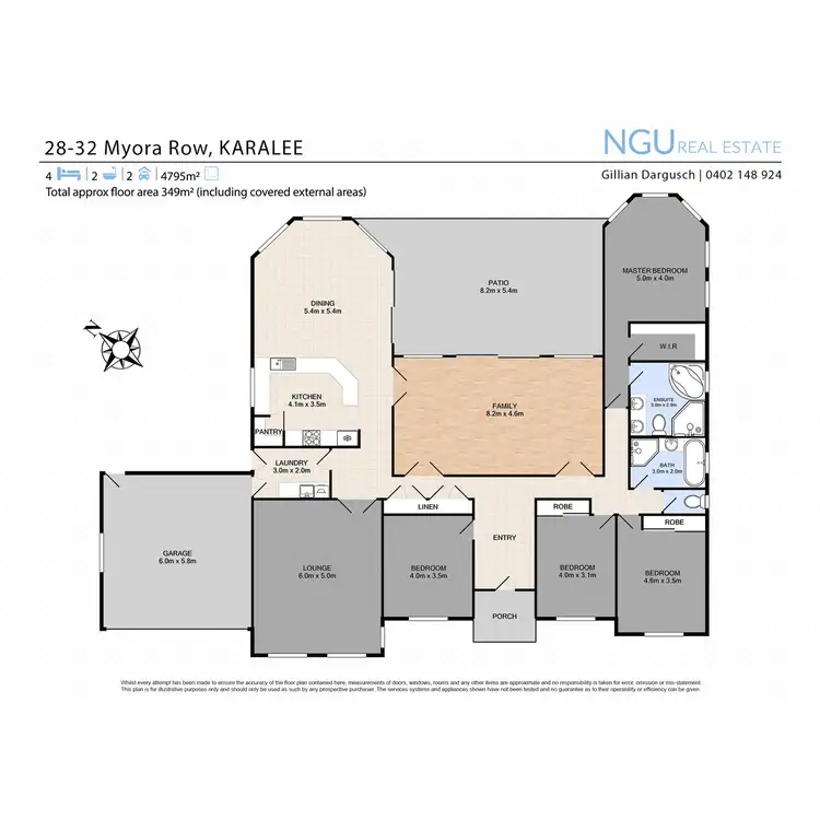 Floorplan of Homely house listing, 28-32 Myora Row, Karalee QLD 4306