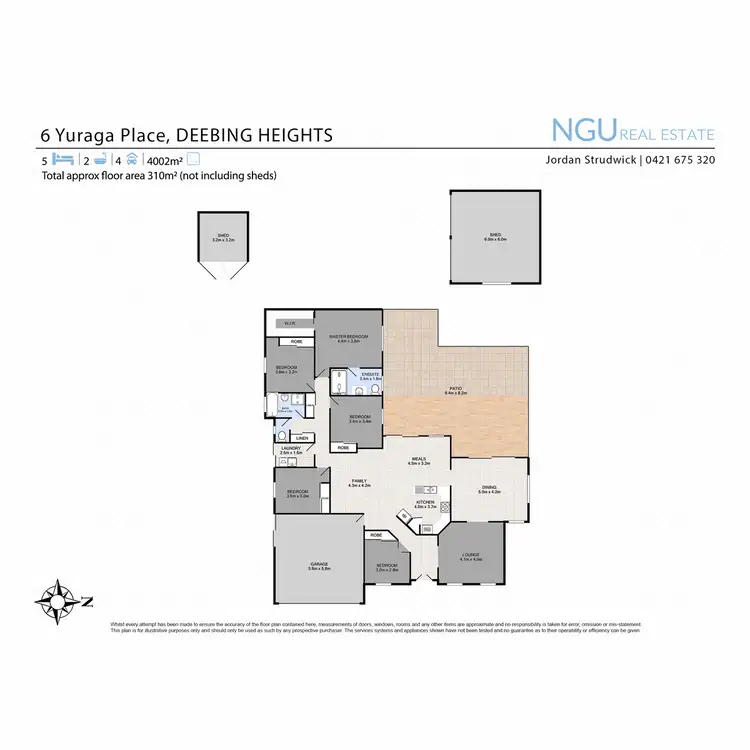 Floorplan of Homely house listing, 6 Yuraga Place, Deebing Heights QLD 4306