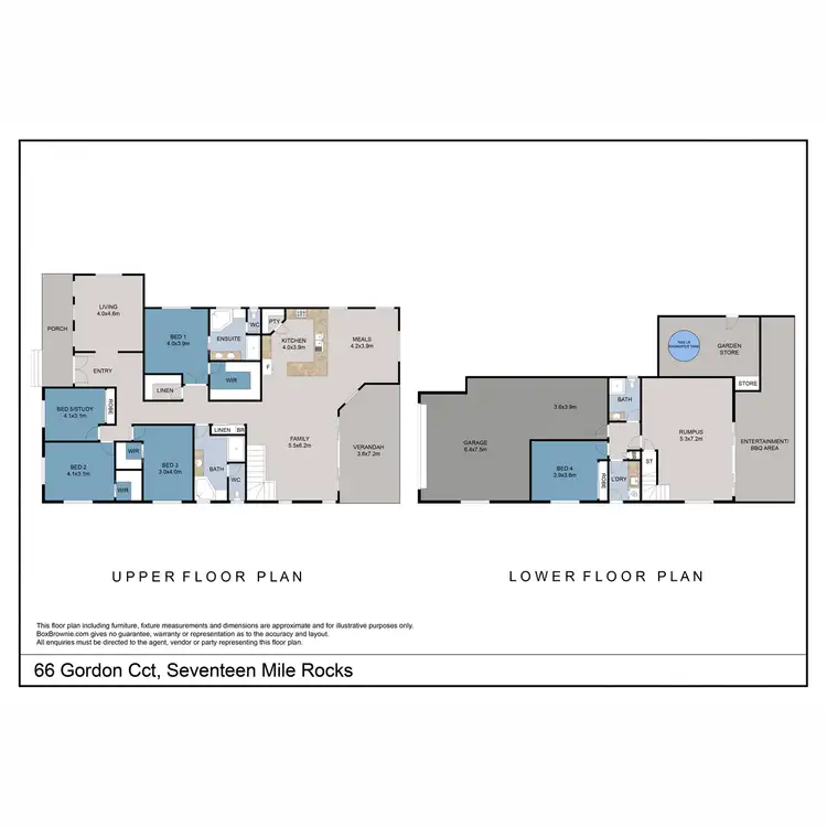Floorplan of Homely house listing, 66 Gordon Circuit, Seventeen Mile Rocks QLD 4073