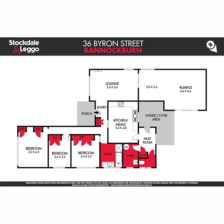 Floorplan of Homely house listing, 36 Byron Street, Bannockburn VIC 3331