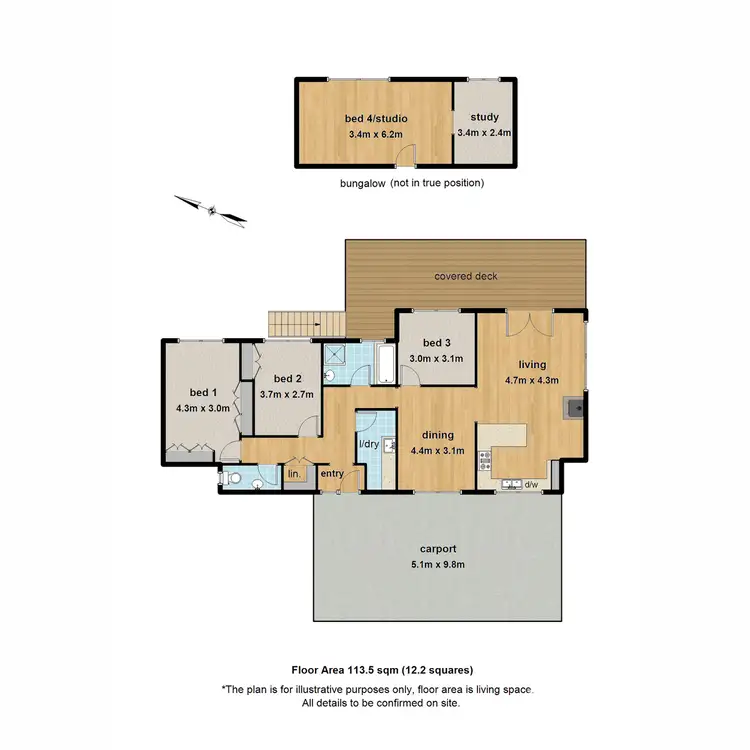 Floorplan of Homely house listing, 14 Caroline Crescent, Emerald VIC 3782
