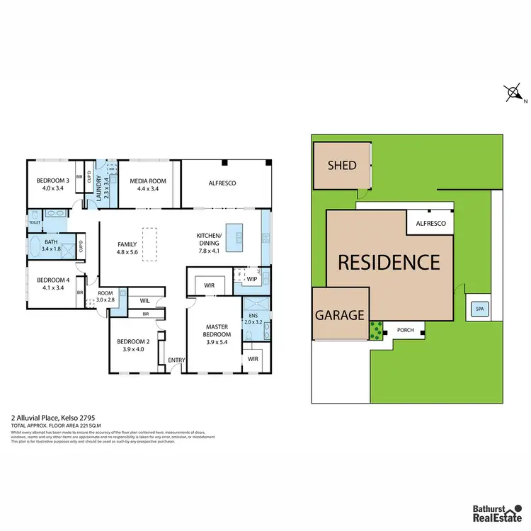 Floorplan of Homely house listing, 2 Alluvial Place, Kelso NSW 2795