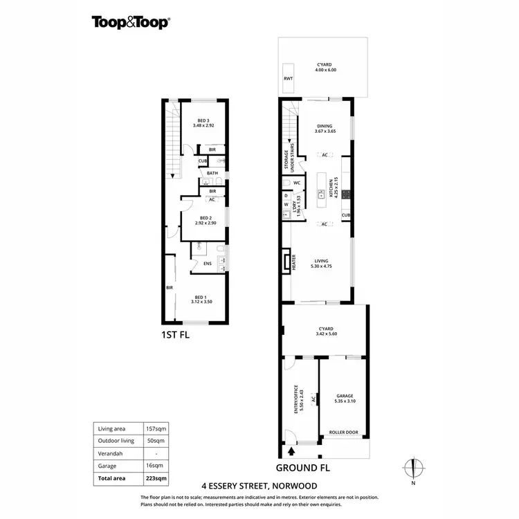 Floorplan of Homely house listing, 4 Essery Street, Norwood SA 5067