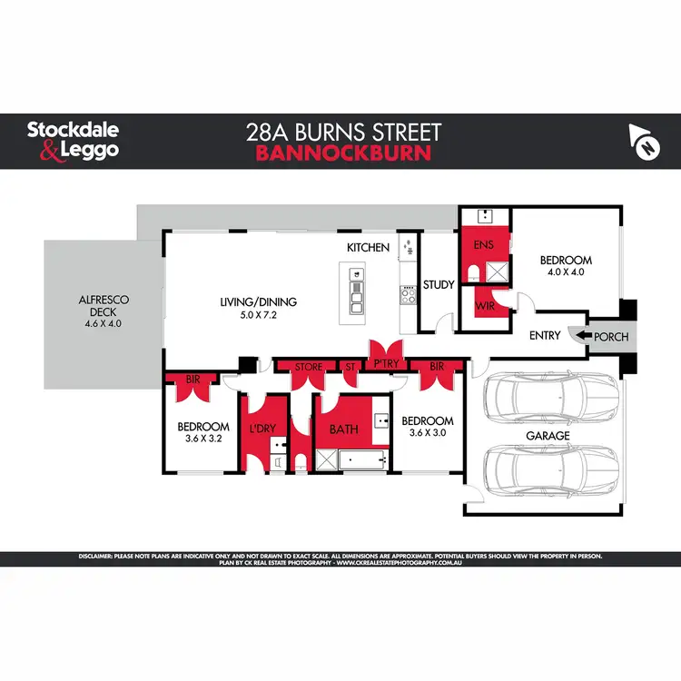 Floorplan of Homely house listing, 28a Burns Street, Bannockburn VIC 3331