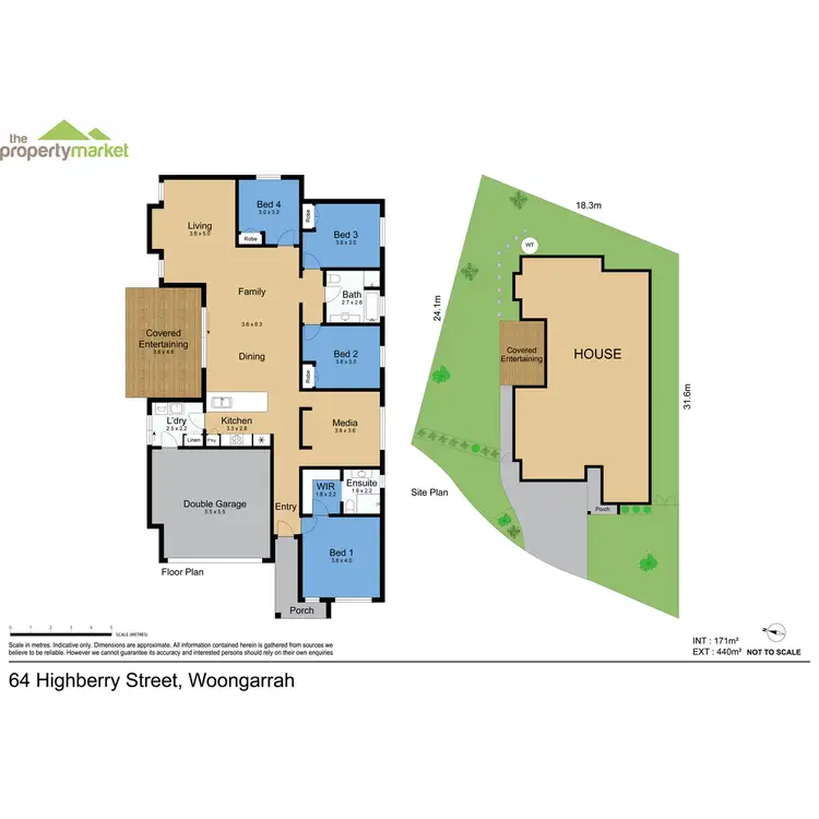 Floorplan of Homely house listing, 64 Highberry Street, Woongarrah NSW 2259