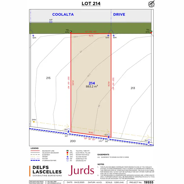 Floorplan of Homely land listing, 32 (Lot 214) Coolalta Drive, Nulkaba NSW 2325