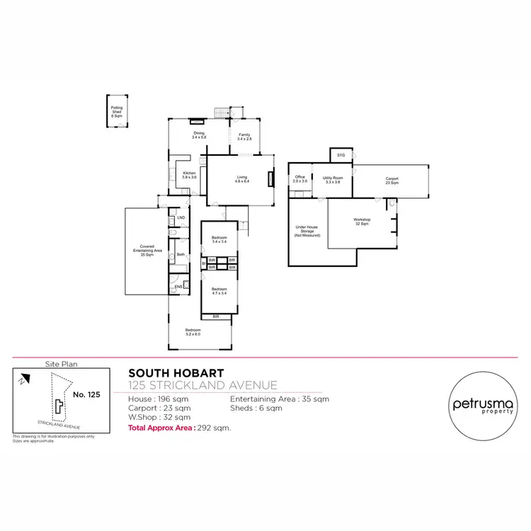Floorplan of Homely house listing, 125 Strickland Avenue, South Hobart TAS 7004