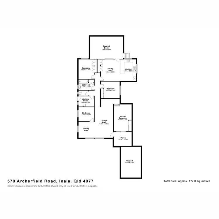 Floorplan of Homely house listing, 570 Archerfield Road, Inala QLD 4077