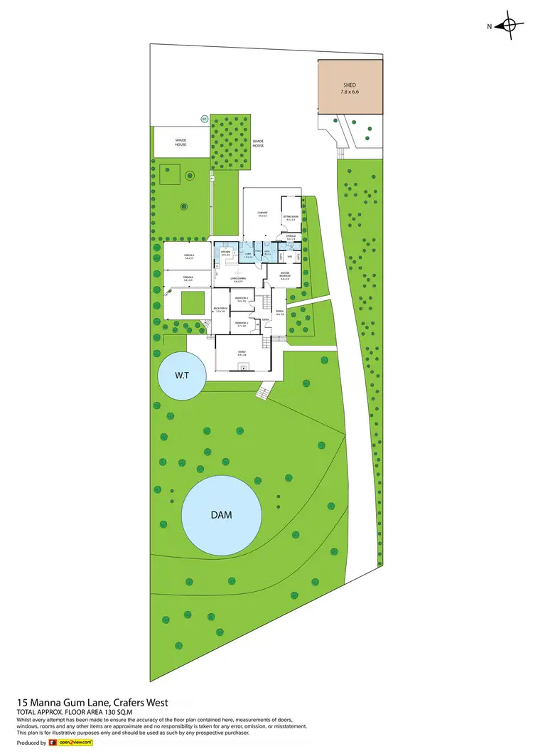 Floorplan of Homely house listing, 15 Manna Gum Lane, Crafers West SA 5152