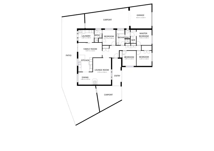 Floorplan of Homely house listing, 28 Acacia Crescent, Wodonga VIC 3690