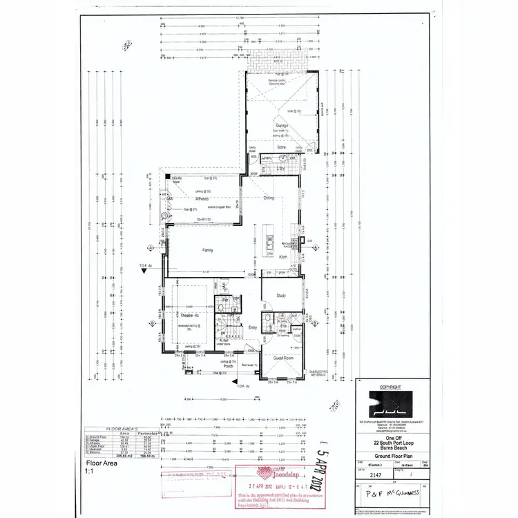 Floorplan of Homely house listing, 22 Southport Loop, Burns Beach WA 6028