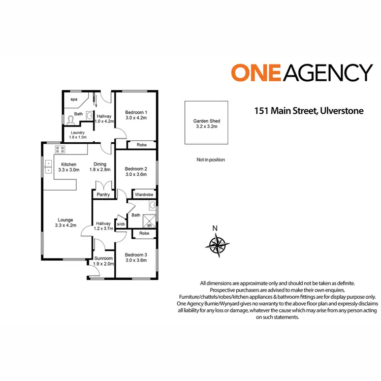 Floorplan of Homely house listing, 151 Main Street, Ulverstone TAS 7315