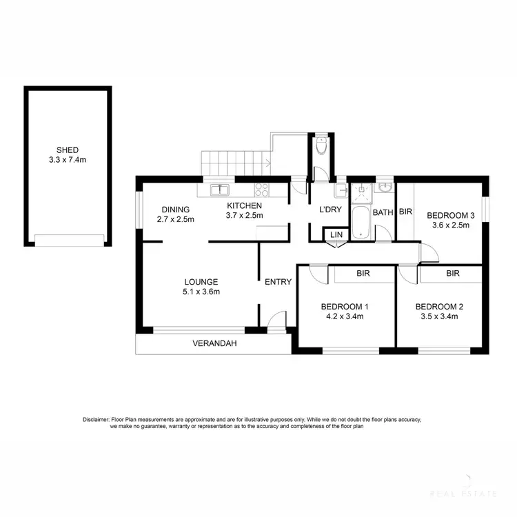 Floorplan of Homely house listing, 8 Creek Street, Mount Gambier SA 5290