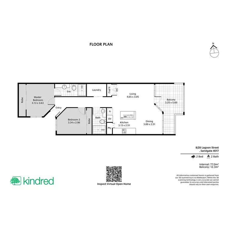 Floorplan of Homely house listing, 8/28 Lagoon Street, Sandgate QLD 4017