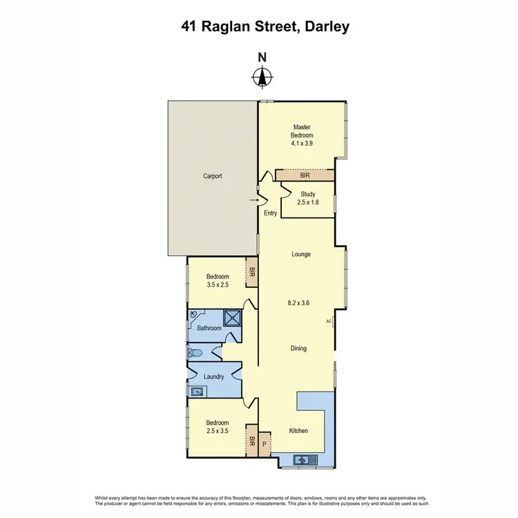 Floorplan of Homely house listing, 41 Raglan Street, Darley VIC 3340
