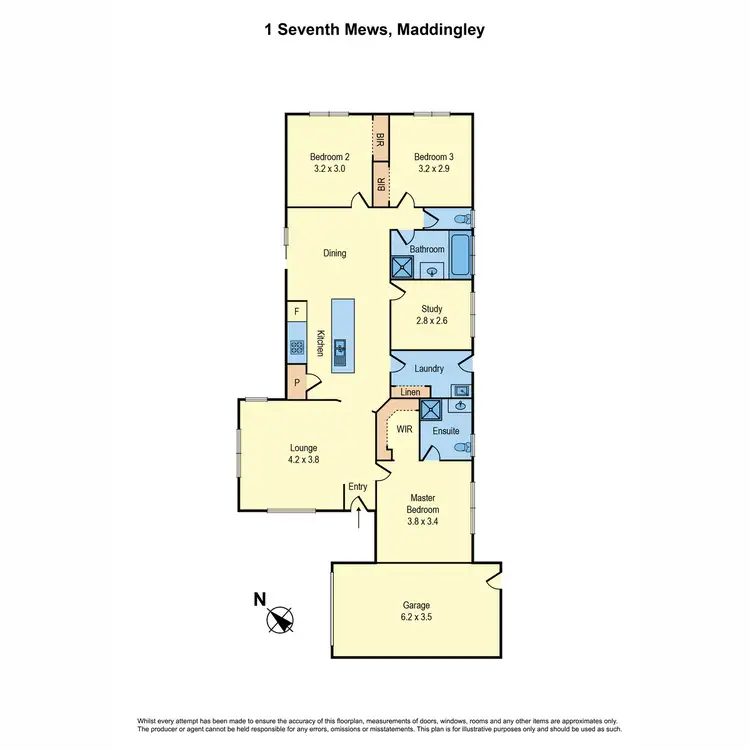 Floorplan of Homely house listing, 1 Seventh Mews, Maddingley VIC 3340
