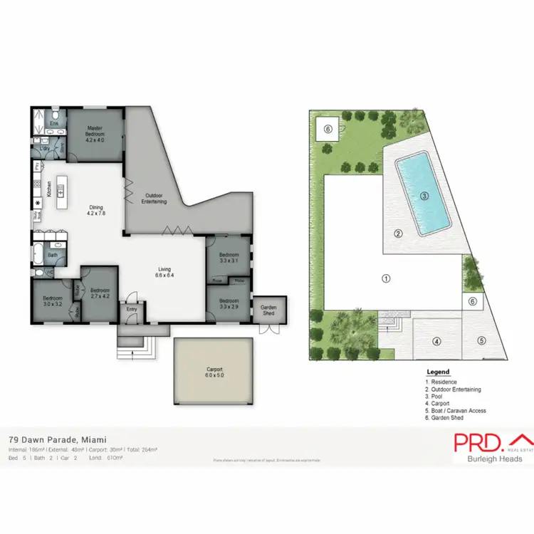 Floorplan of Homely house listing, 79 Dawn Parade, Miami QLD 4220