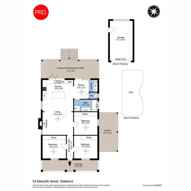 Floorplan of Homely house listing, 53 Metcalfe Street, Wallsend NSW 2287