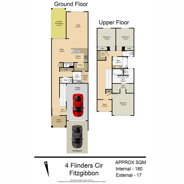 Floorplan of Homely townhouse listing, 4 Flinders Circuit, Fitzgibbon QLD 4018