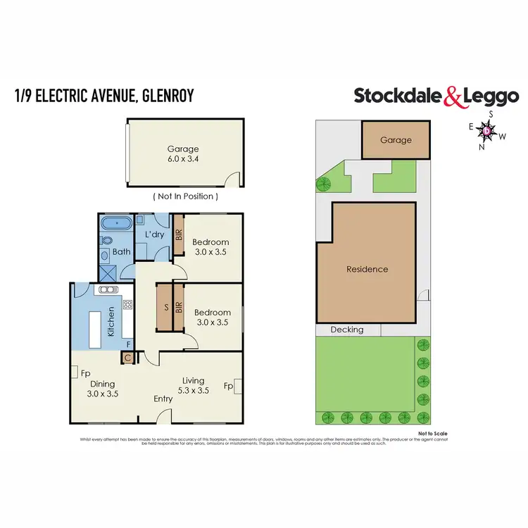 Floorplan of Homely house listing, 1/9 Electric Avenue, Glenroy VIC 3046