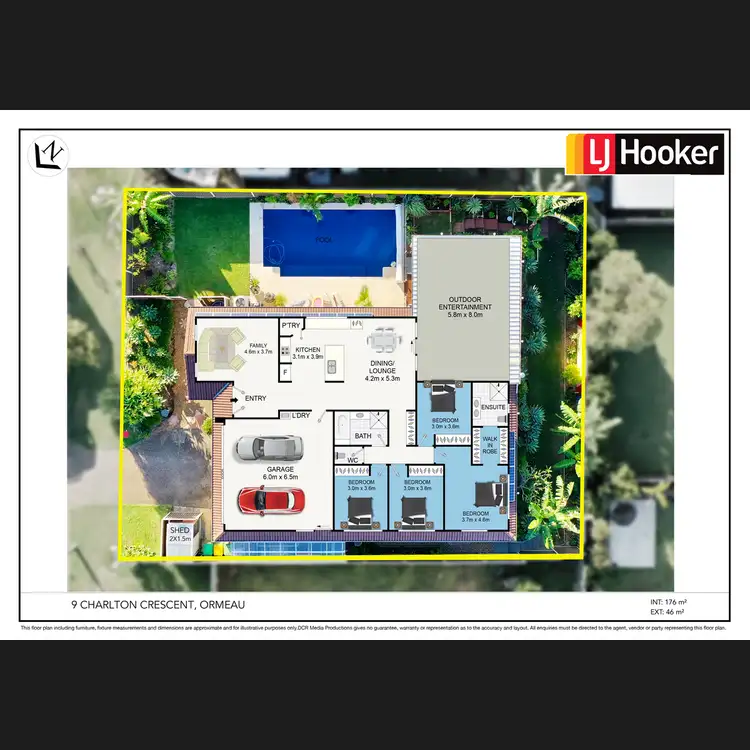 Floorplan of Homely house listing, 9 Charlton Crescent, Ormeau QLD 4208