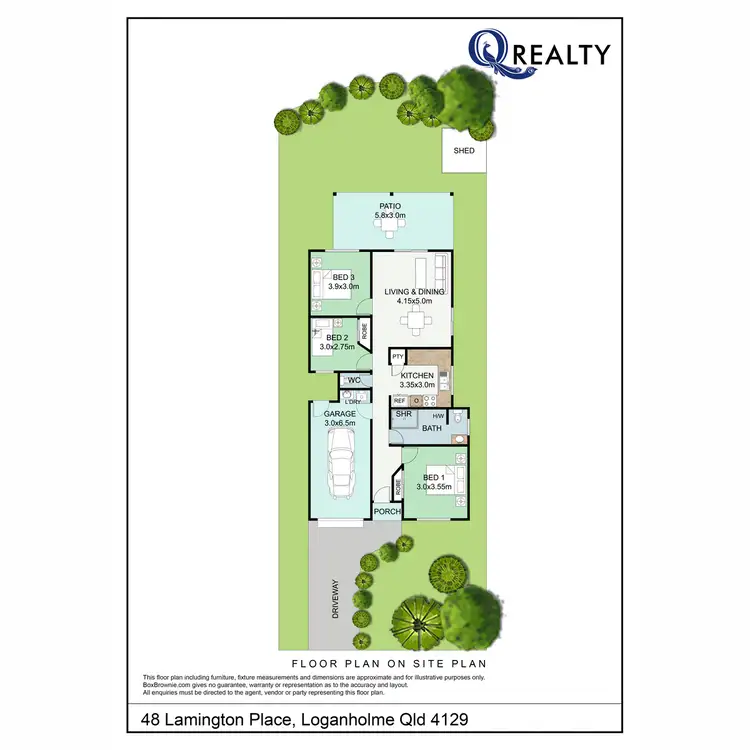 Floorplan of Homely house listing, 48 Lamington Place, Loganholme QLD 4129