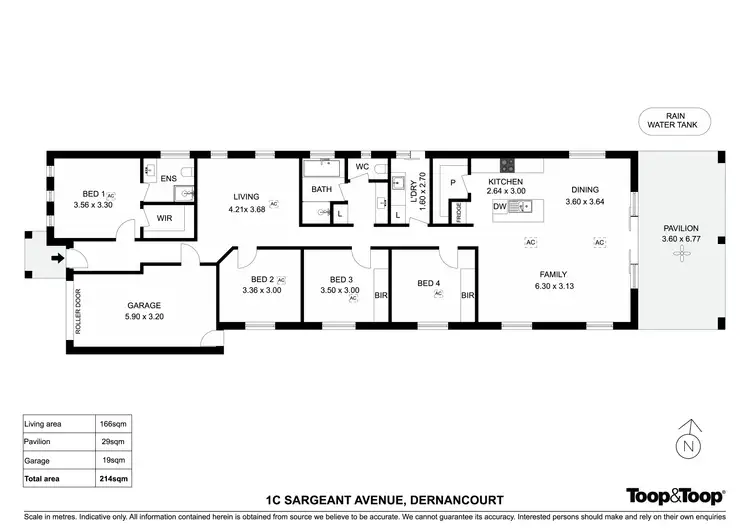 Floorplan of Homely house listing, 1C Sargeant Avenue, Dernancourt SA 5075