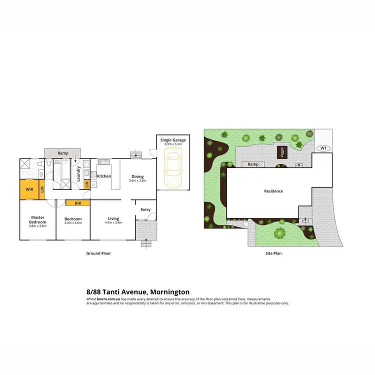 Floorplan of Homely unit listing, 8/88 Tanti Avenue, Mornington VIC 3931