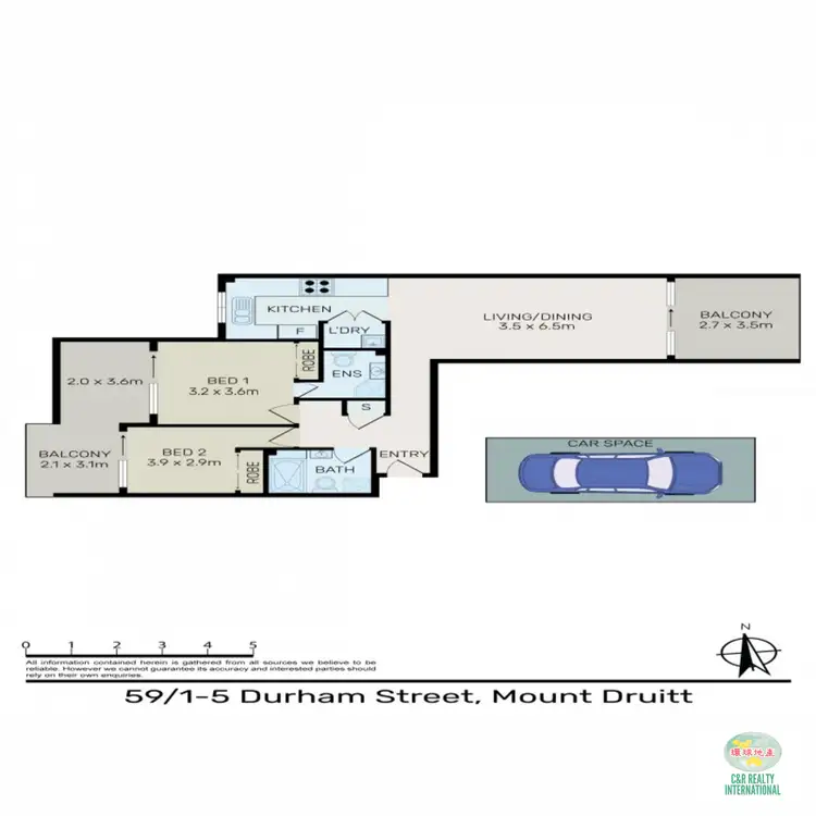 Floorplan of Homely apartment listing, 59/1-5 Durham Street, Mount Druitt NSW 2770