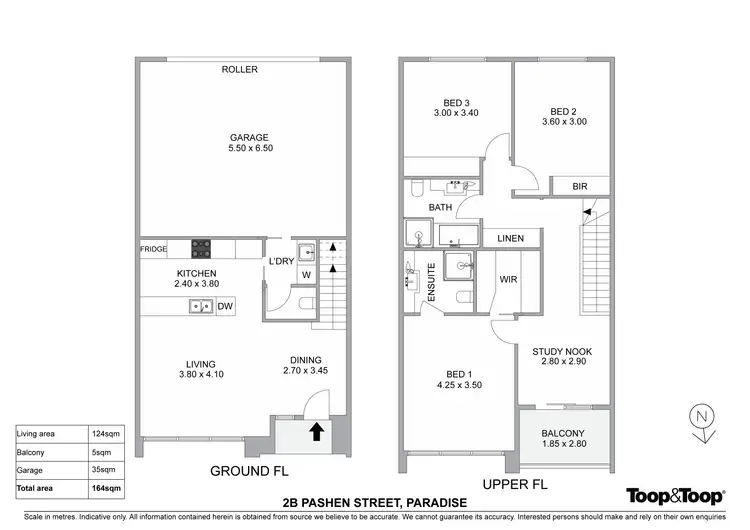 Floorplan of Homely house listing, 2B Pashen Street, Paradise SA 5075