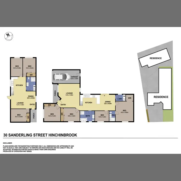 Floorplan of Homely house listing, 30 & 30A Sanderling Street, Hinchinbrook NSW 2168