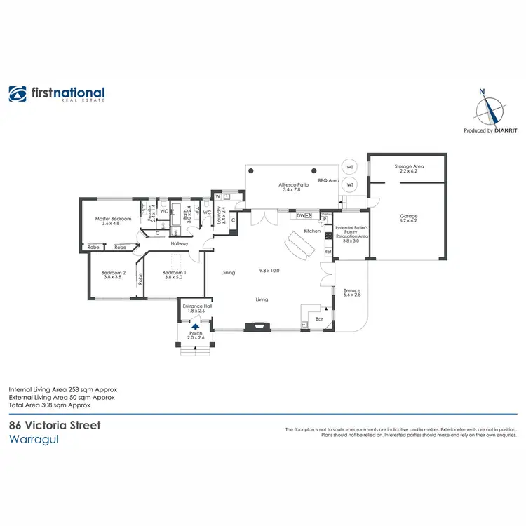 Floorplan of Homely house listing, 86 Victoria Street, Warragul VIC 3820